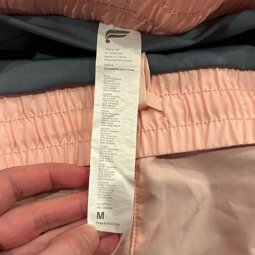 Fabletics Perforated 2” Running Shorts Women’s Si… - image 4